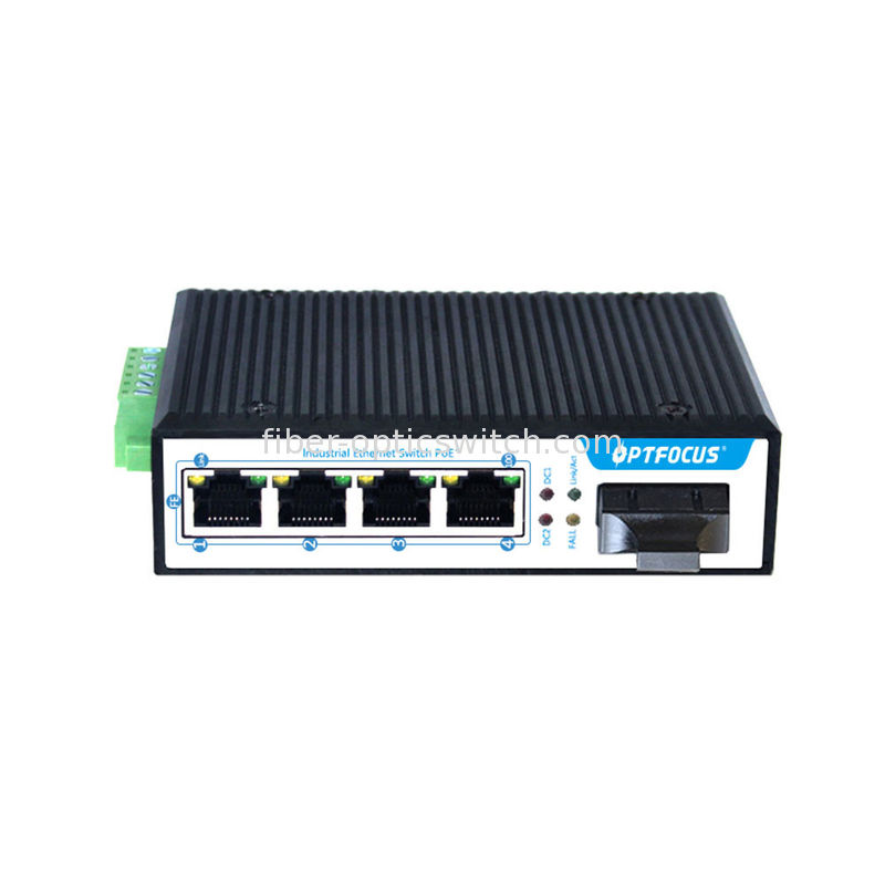 4 Port Industrial Ethernet Switch 4*10/100MBase-T. 1*100MBase-X 4 Port Industrial Poe Switch