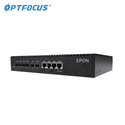 ไฟ AC / DC GPON EPON OLT โซลูชันเครือข่ายความชื้น 5% -95%