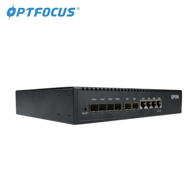 โมเด็มอัปลิงค์ 20 กม. GPON EPON OLT ความชื้น 5% -95% 1550 นาโนเมตรสำหรับอุตสาหกรรม