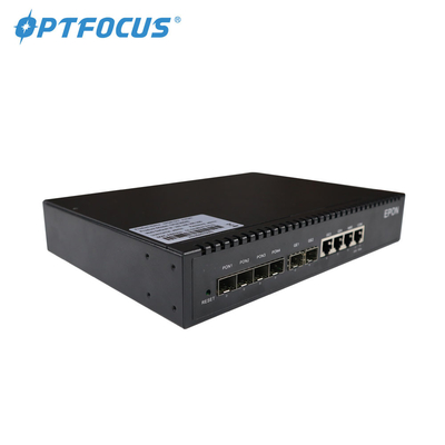 4 พอร์ต GPON OLT Epon ระยะการส่งข้อมูล 20 กม. ใช้พลังงานต่ำ